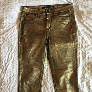 Glorious Gold Mid-Rise Stretch Skinny Jean